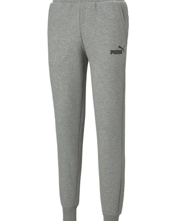 Pantaloni sport conici cu buzunare laterale, Gri melange