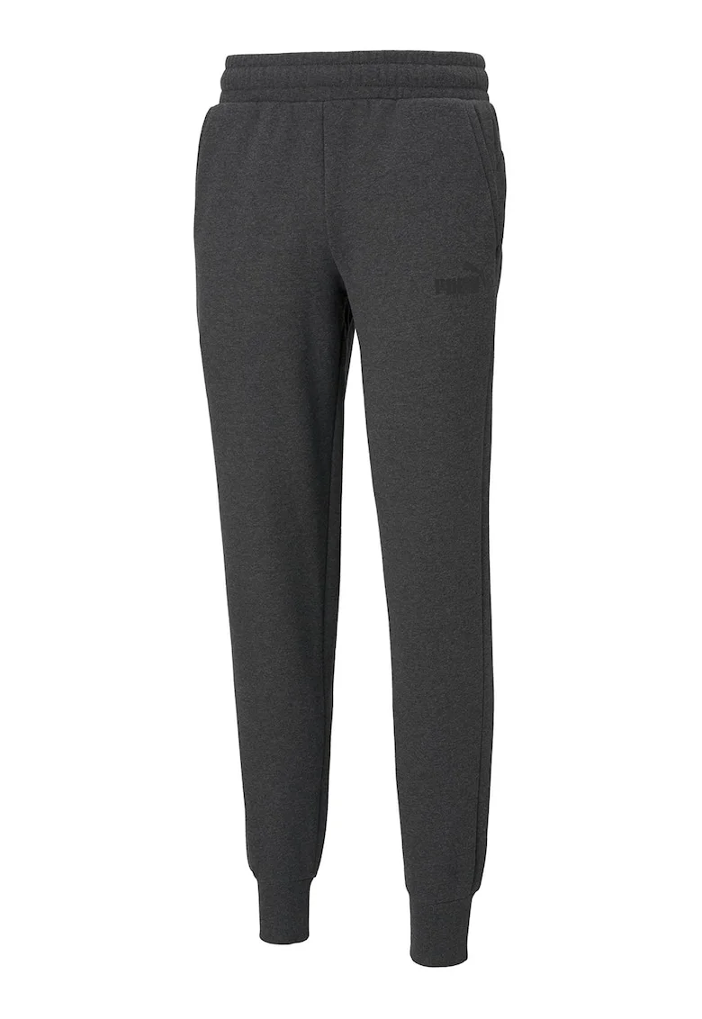 Pantaloni sport conici cu buzunare laterale, Gri inchis