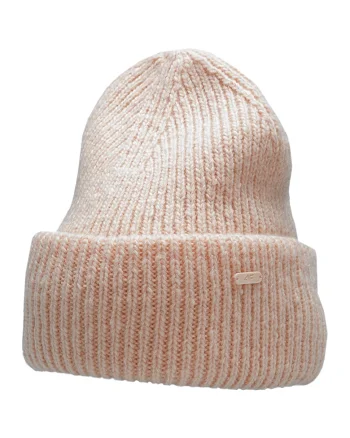 Caciula  pentru femei, structura in dungi, margine pliata, S/M, 50-58cm