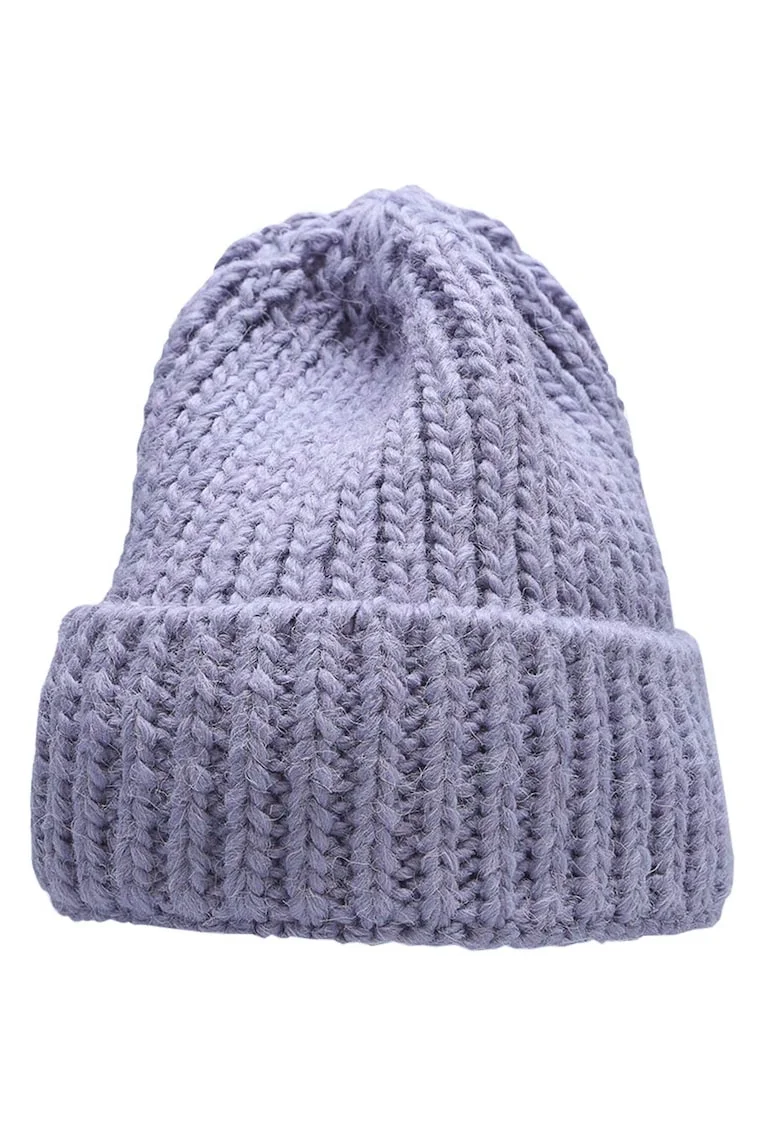 Caciula de dama,  H4Z22 CAD017 32S, Acril/Poliamida/Lana, 55-57 cm, Albastru