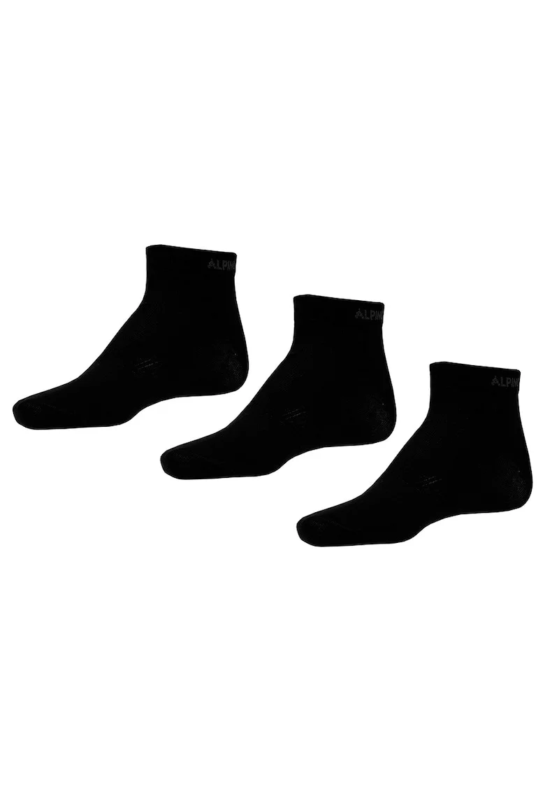 Set 3 perechi sosete barbati,  Poliamida, 65345, Negru