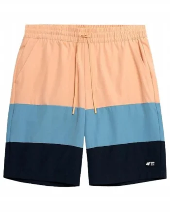 Pantaloni barbati de plaja,  Poliester, Multicolor, Multicolor