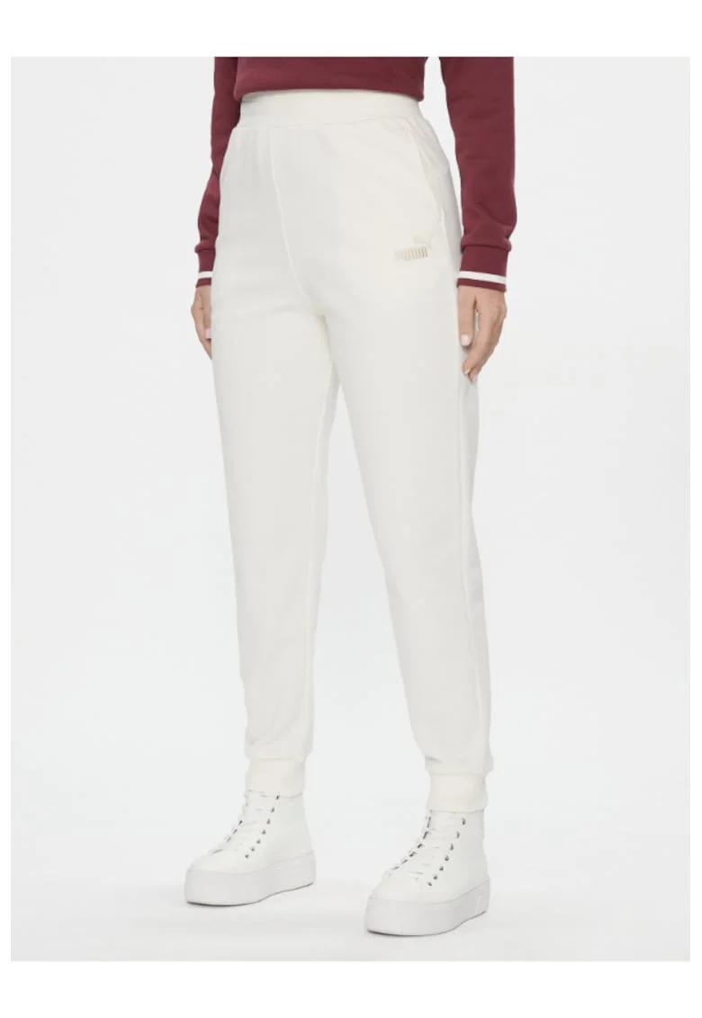 Pantaloni dama,  302593934, Bumbac, Ecru