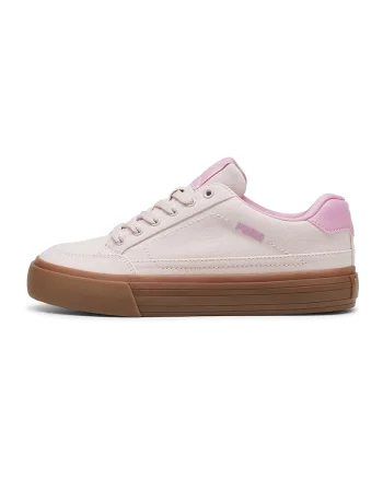 Pantofi sport din panza Court Classic, Roz pastel/Caramel/Alb murdar