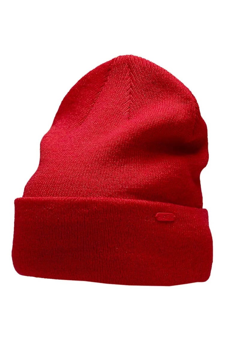Caciula dama,  H4Z22 CAU002, Acril/Poliester, 56-60 cm, Rosu