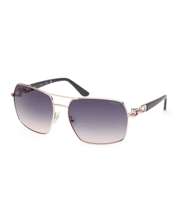 Ochelari de soare cu lentile degrade, Auriu/Gri