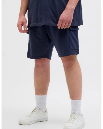 Bermude cargo Plus Size Kane, Albastru ultramarin
