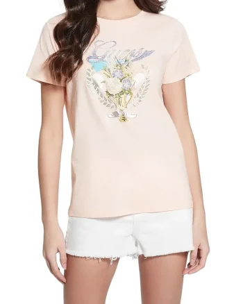 Tricou,  pentru femei W4GI56, Roz