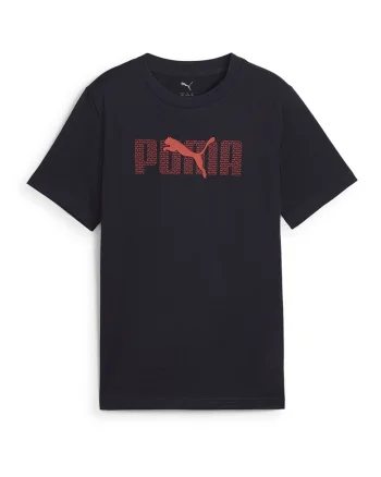 Tricou de bumbac cu logo, Albastru ultramarin/Caramiziu
