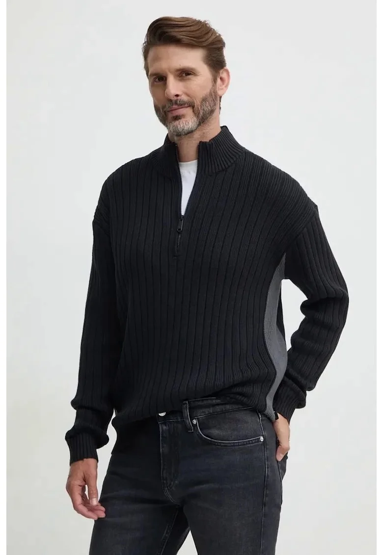 Pulover barbati,  J30J326199, Negru