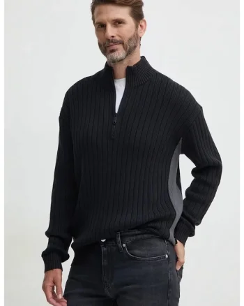 Pulover barbati,  J30J326199, Negru