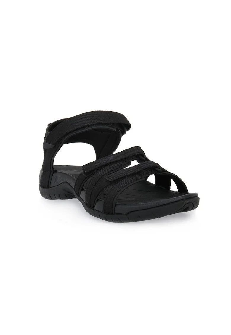 Sandale dama,  Sintetic, Negru, Negru