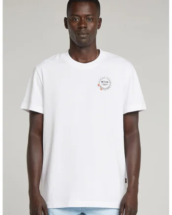 Tricou regular-fit din bumbac organic, Alb