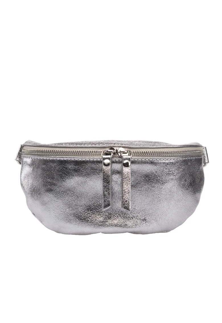 Borseta Waist glam, Argintiu