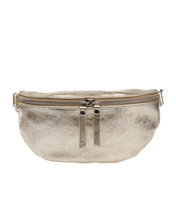 Borseta Waist glam, Auriu