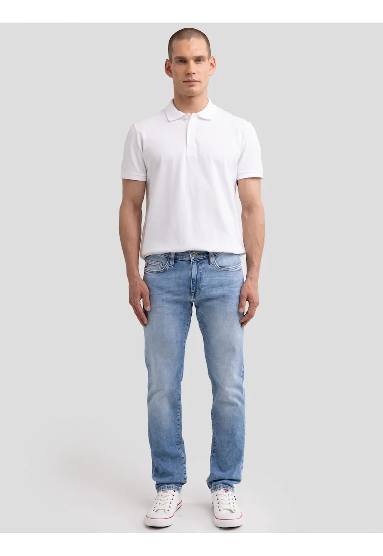 Blugi slim fit cu aspect decolorat TERRY SLIM 252