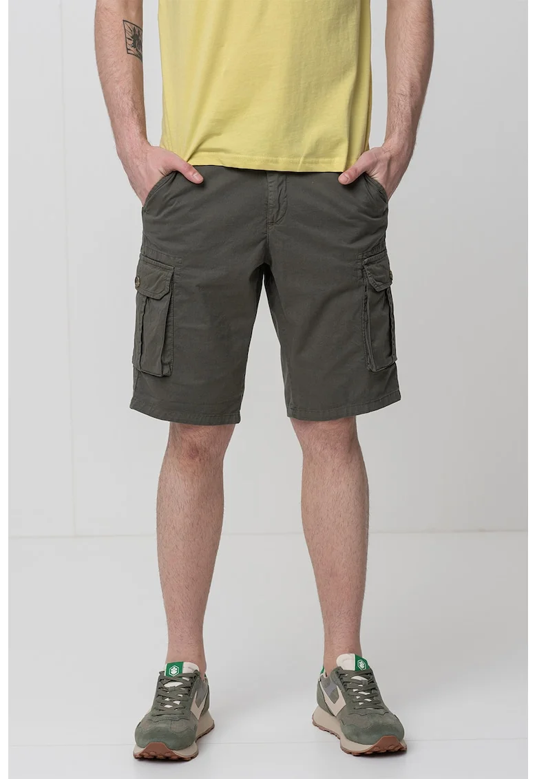 Pantaloni scurti cargo, Verde fistic