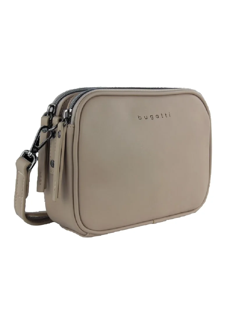Geanta  Almata, curea detasabila pentru umar, tip borseta, unisex, Bej