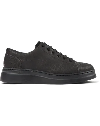 Pantofi sport wedge Runner Up Twins 8661, Negru/Maro