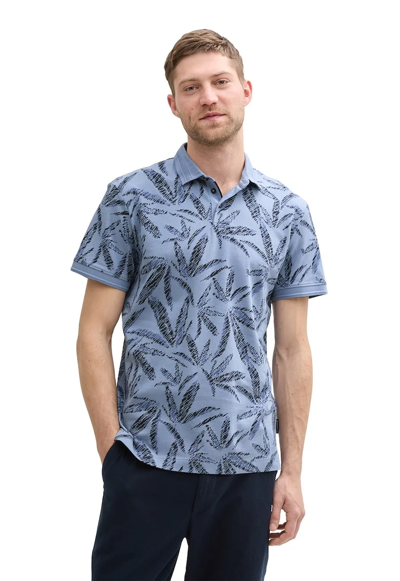 Tricou polo cu croiala regular-fit, Albastru deschis