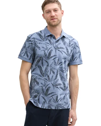 Tricou polo cu croiala regular-fit, Albastru deschis