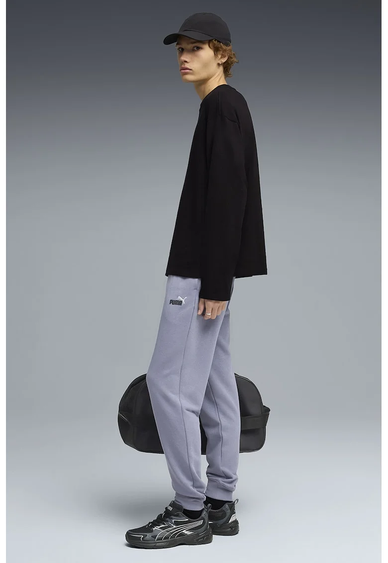 Pantaloni de trening cu logo ESS 2, Gri carbune