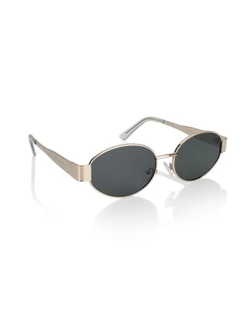 Ochelari de soare ovali unisex polarizati Glam, Matte Havana