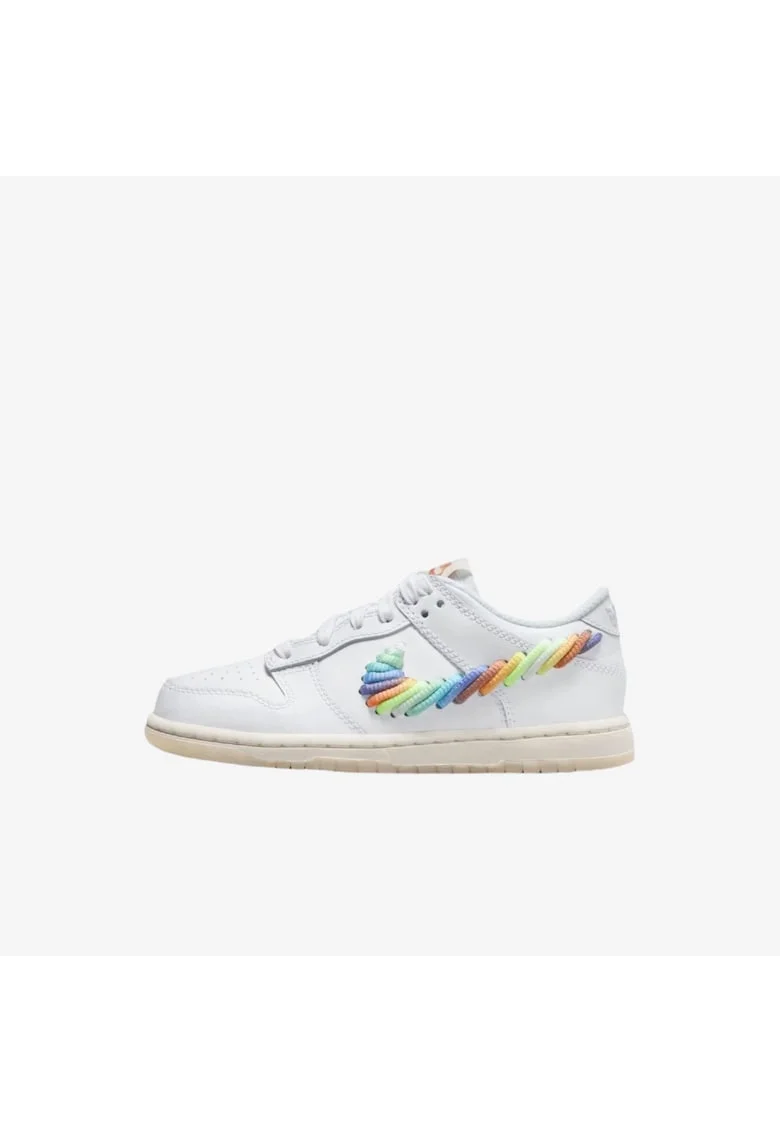 Pantofi copii  Dunk Low SE "Rainbow Lace Swoosh"