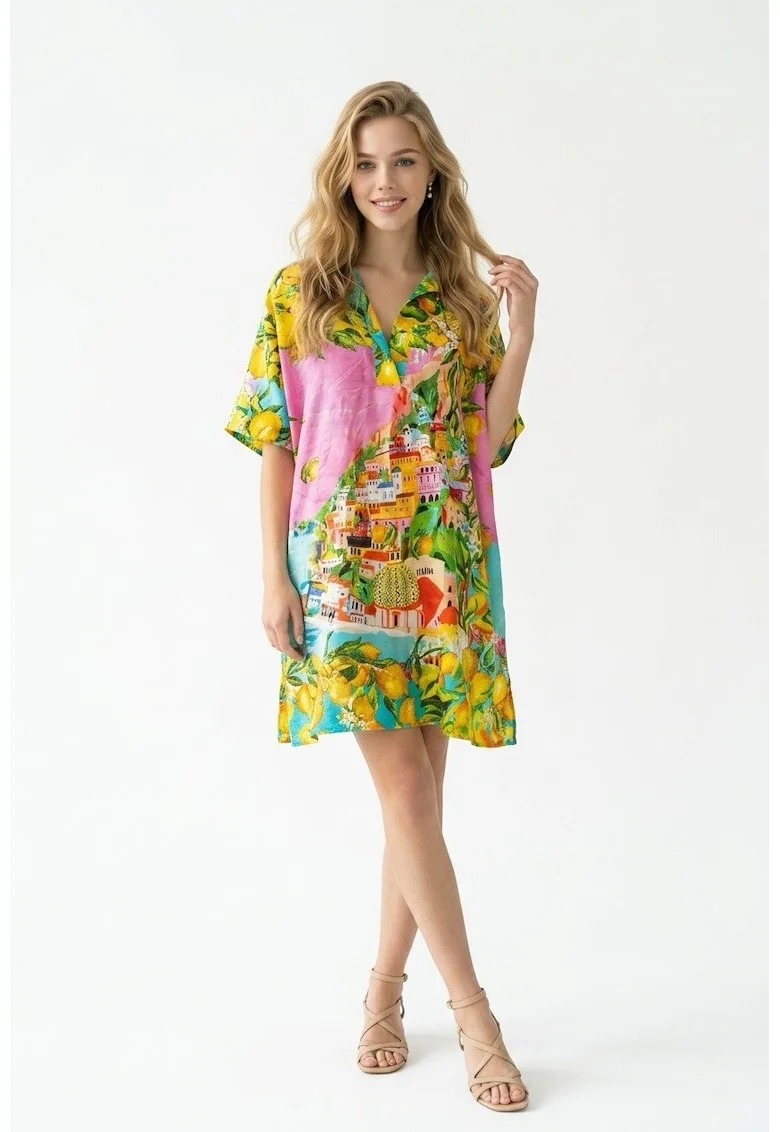 Rochie Amalfi, Multicolor | Roz