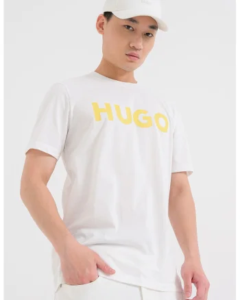 Tricou cu imprimeu logo, Alb