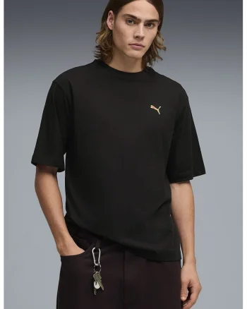 Tricou cu logo pe spate, Negru/Galben/Roz