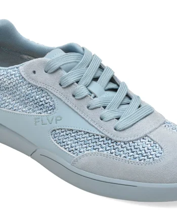 Pantofi sport FLAVIA PASSINI albastri, 18381, din material textil si piele naturala