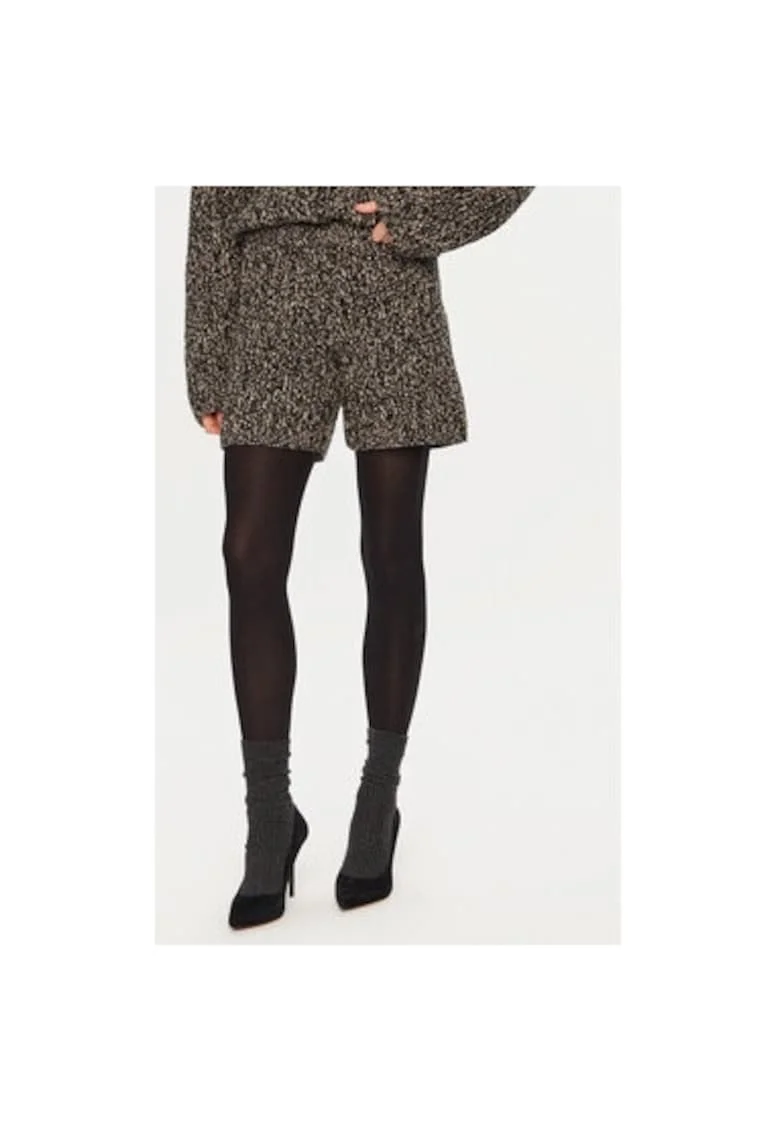 Pantaloni scurti dama,  304550515, Lana, Gri