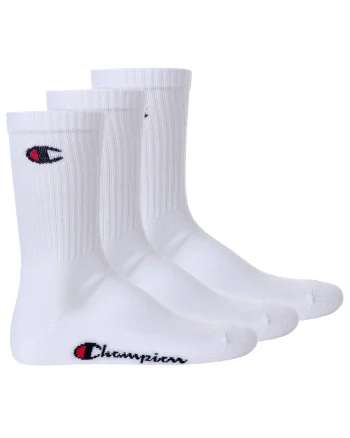 Set de sosete lungi unisex - 3 perechi, Alb