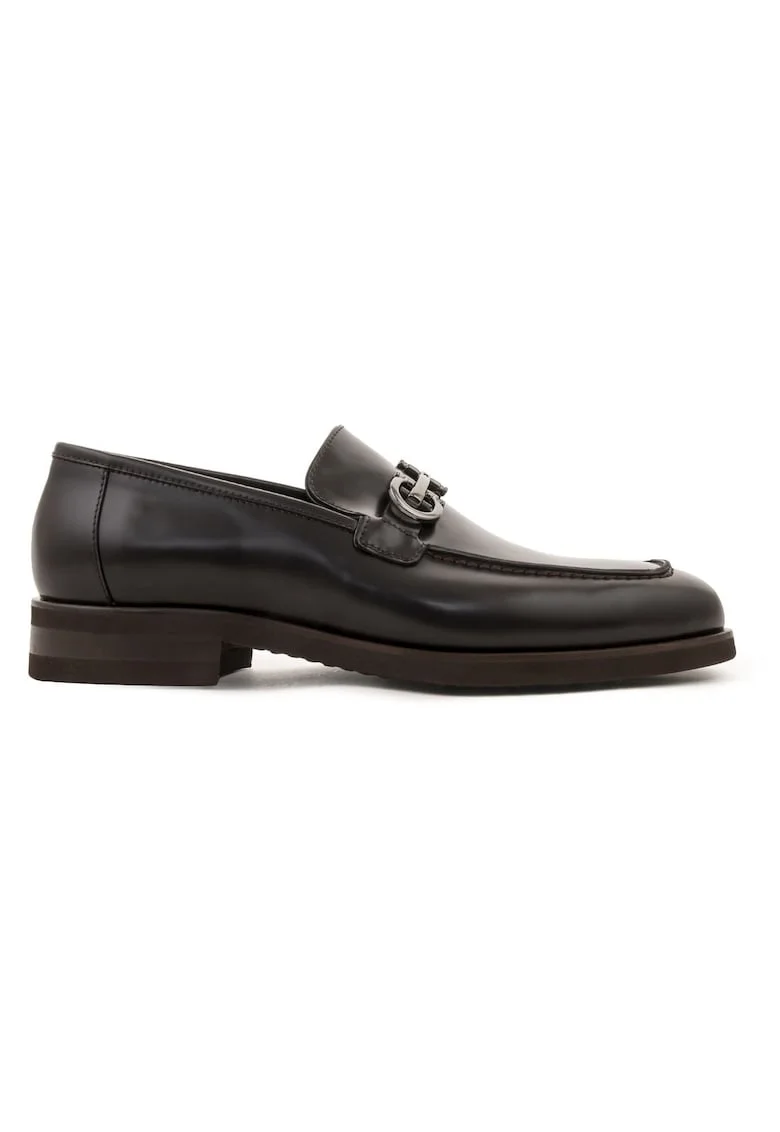 loafers bărbați  COSSI, piele natural, Maro