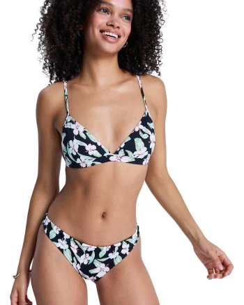 Costum de baie din doua piese Essentials Cheeky, Alb/Albastru ultramarin