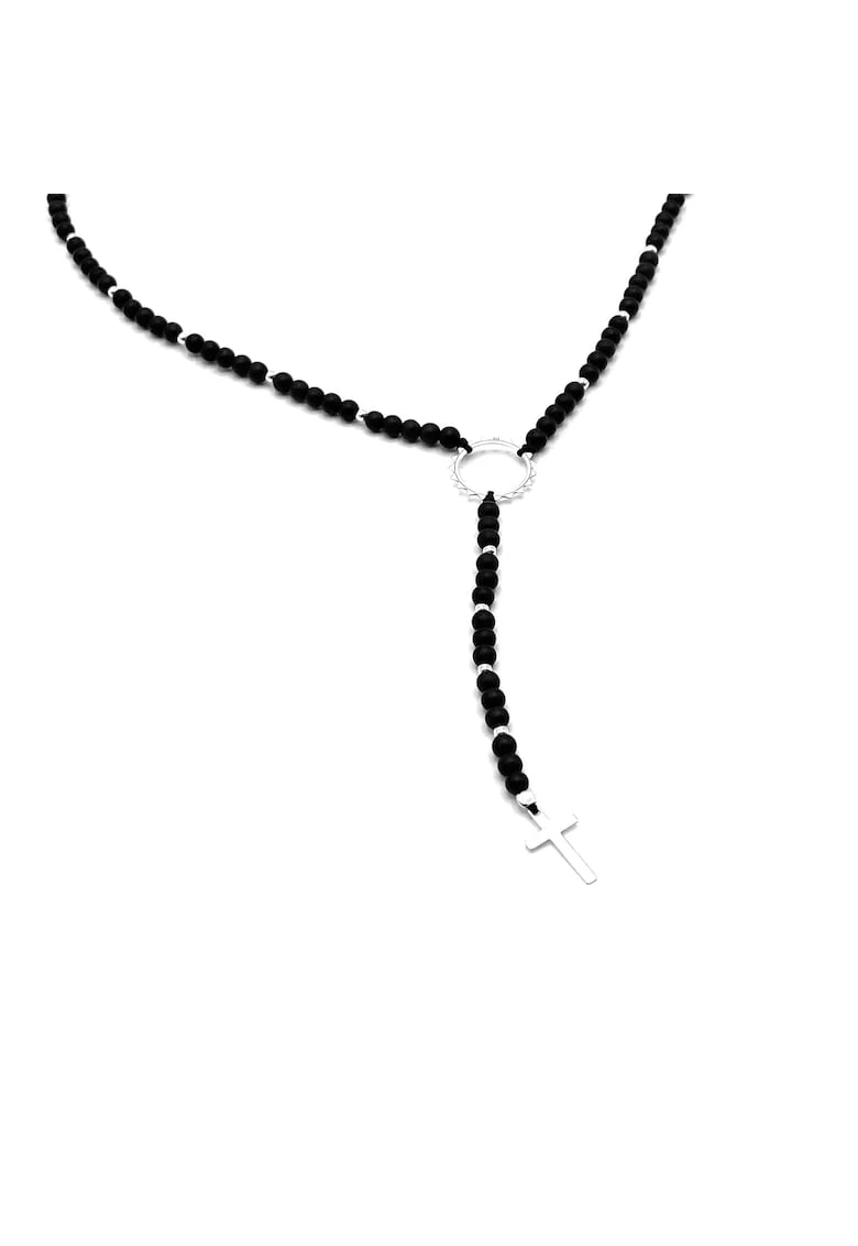 Rozariu, Negru mat/Argintiu