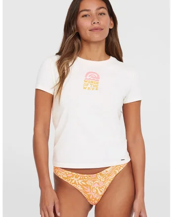 Tricou regular fit cu imprimeu, Alb/Portocaliu pal