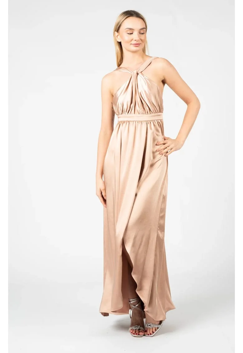 Rochie cu aspect satinat, 38