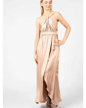 Rochie cu aspect satinat, 38