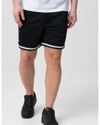 Pantaloni scurti cu snur Karl, Negru