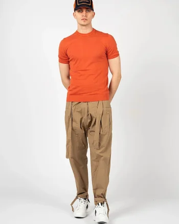 Tricou uni slim fit,