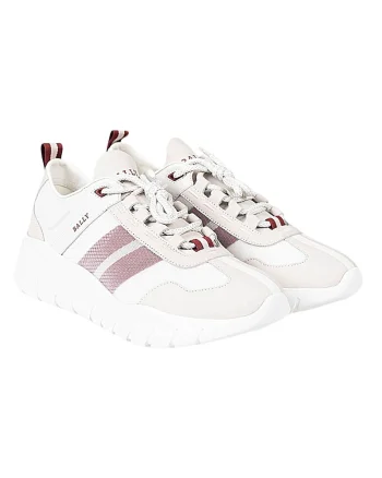 Pantofi sport cu insertii de piele naturala,