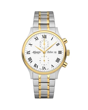 Ceas barbatesc  64457.43.18G Quartz Argintiu, Auriu