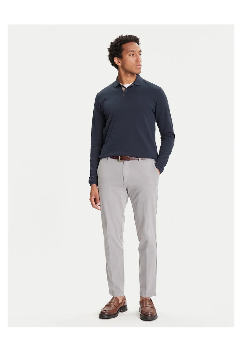 Bluza polo barbati  bleumarin, bumbac