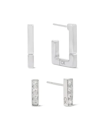 Cercei  Woman’s Collection stud lung set 35000459, Argintiu