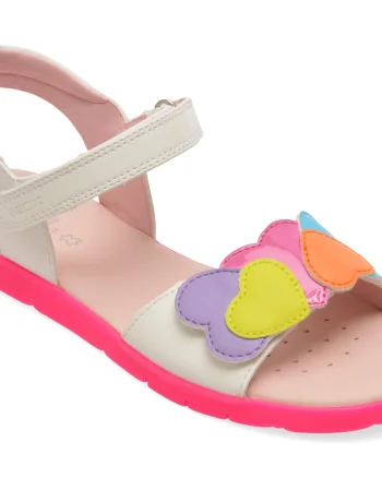 Sandale GEOX multicolor, J65P1D, din piele ecologica