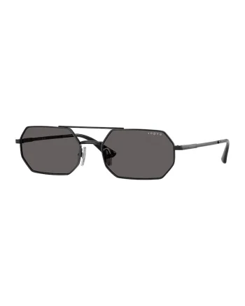 Ochelari de soare aviator cu lentile dreptunghiulare, Negru