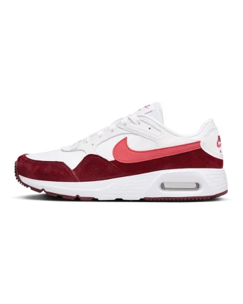 Pantofi sport cu detalii de piele intoarsa Air Max SC, Rosu/Alb optic