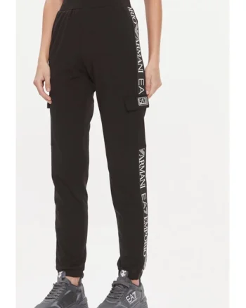 Pantaloni dama,  537616, Negru, Poliester